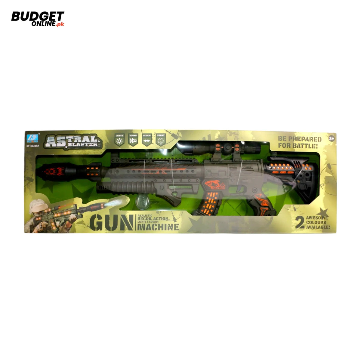 Musical Light-Up Smoke Toy Gun