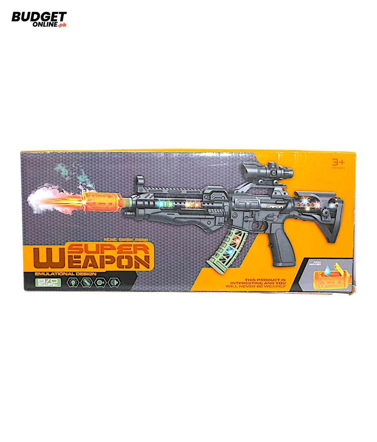 Light-Up Musical Spray Toy Gun
