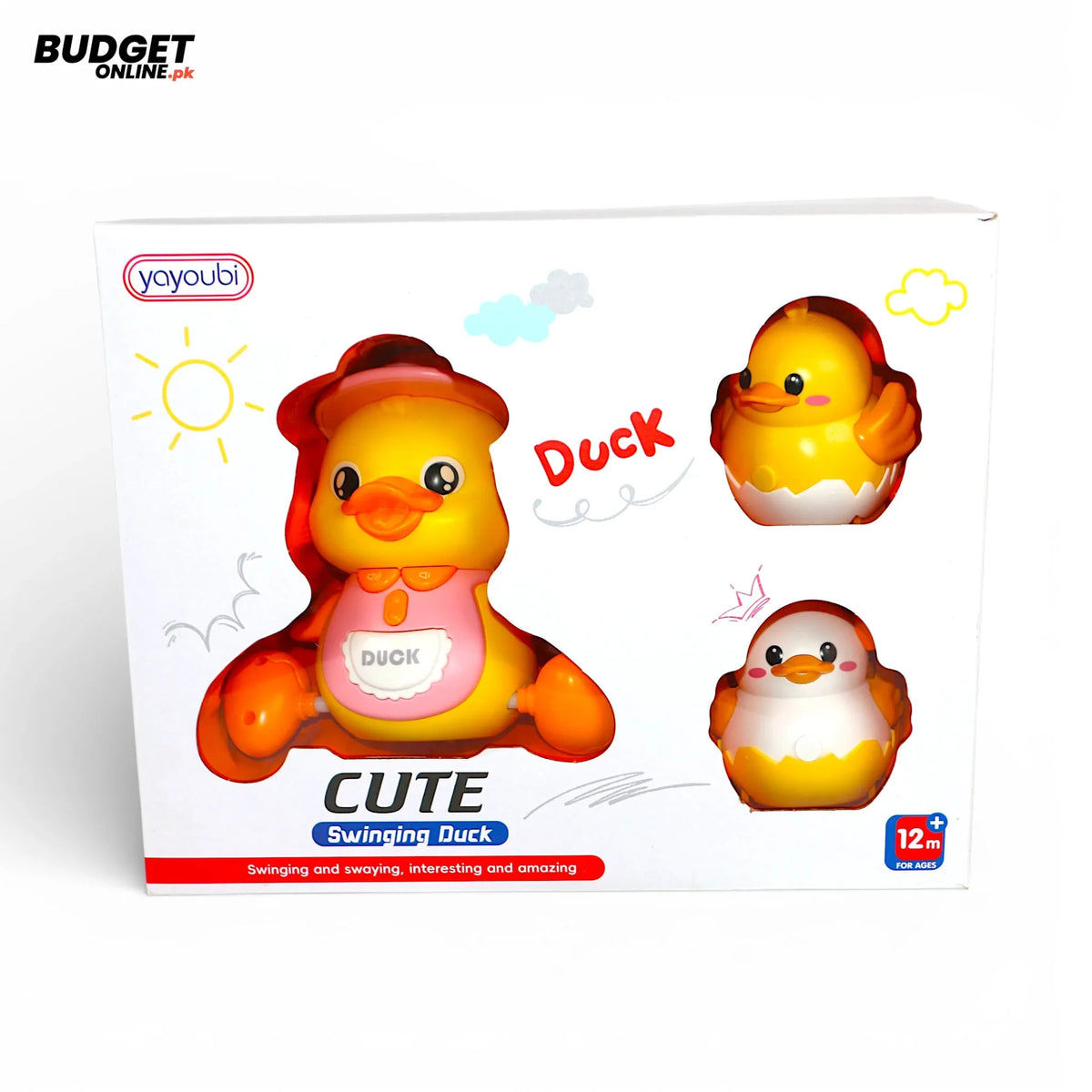 Musical Magnetic Swinging Duck With Ducklings