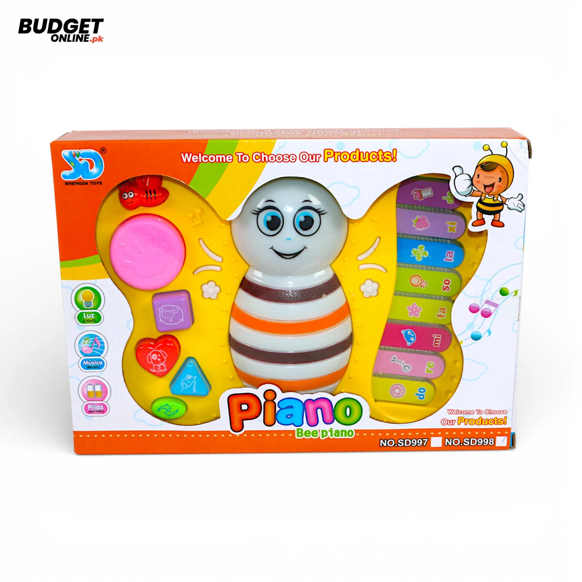 Musical Butterfly Piano Toy