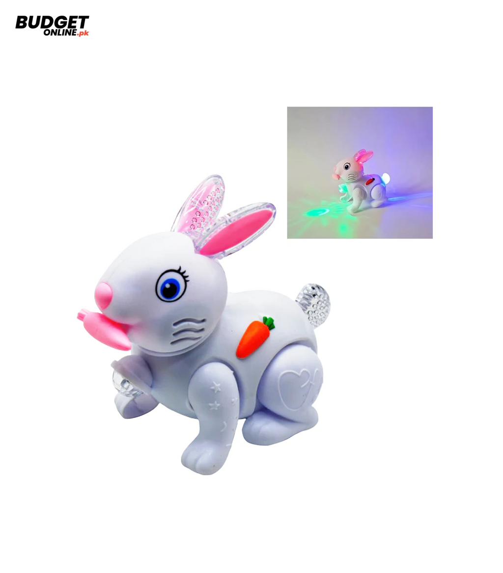 Musical Jumping Rabbit Toy With Lights