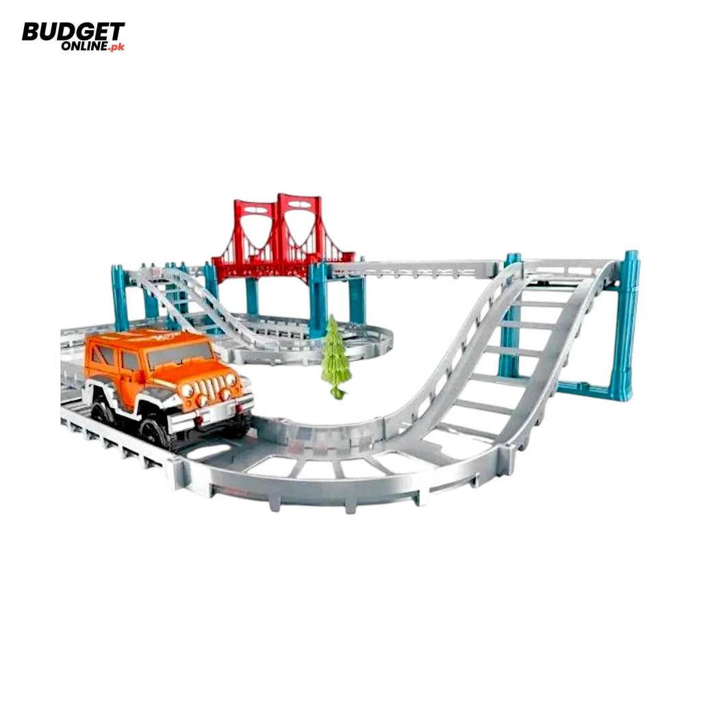 Musical Racing Track Set With Toy Car