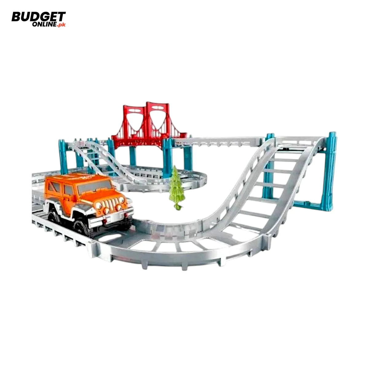 Musical Racing Track Set With Toy Car