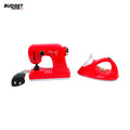 Musical Sewing Machine And Iron Toy Set