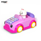 Musical Rabbit Telephone Car Toy