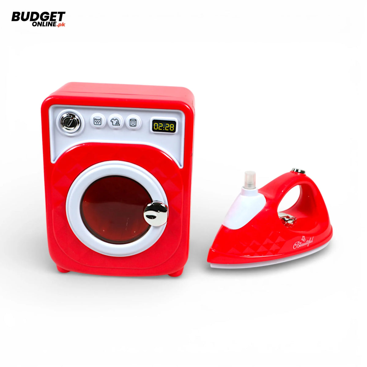 Musical Washing Machine And Iron Toy Set