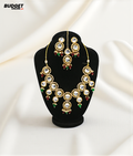 Gold-Plated Kundan Necklace Set