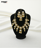Gold-Plated Kundan Necklace Set