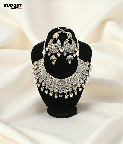 Vintage Silver Bridal Jewellery Set