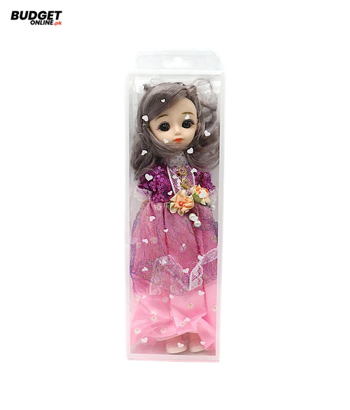 12-Inch Fashion Doll In Pink Dress