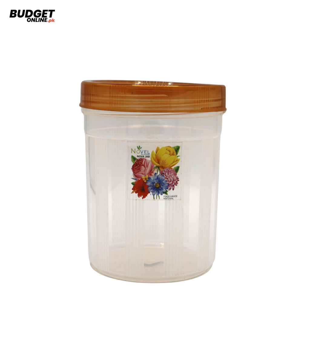 Novel Floral Storage Jar 1.75L