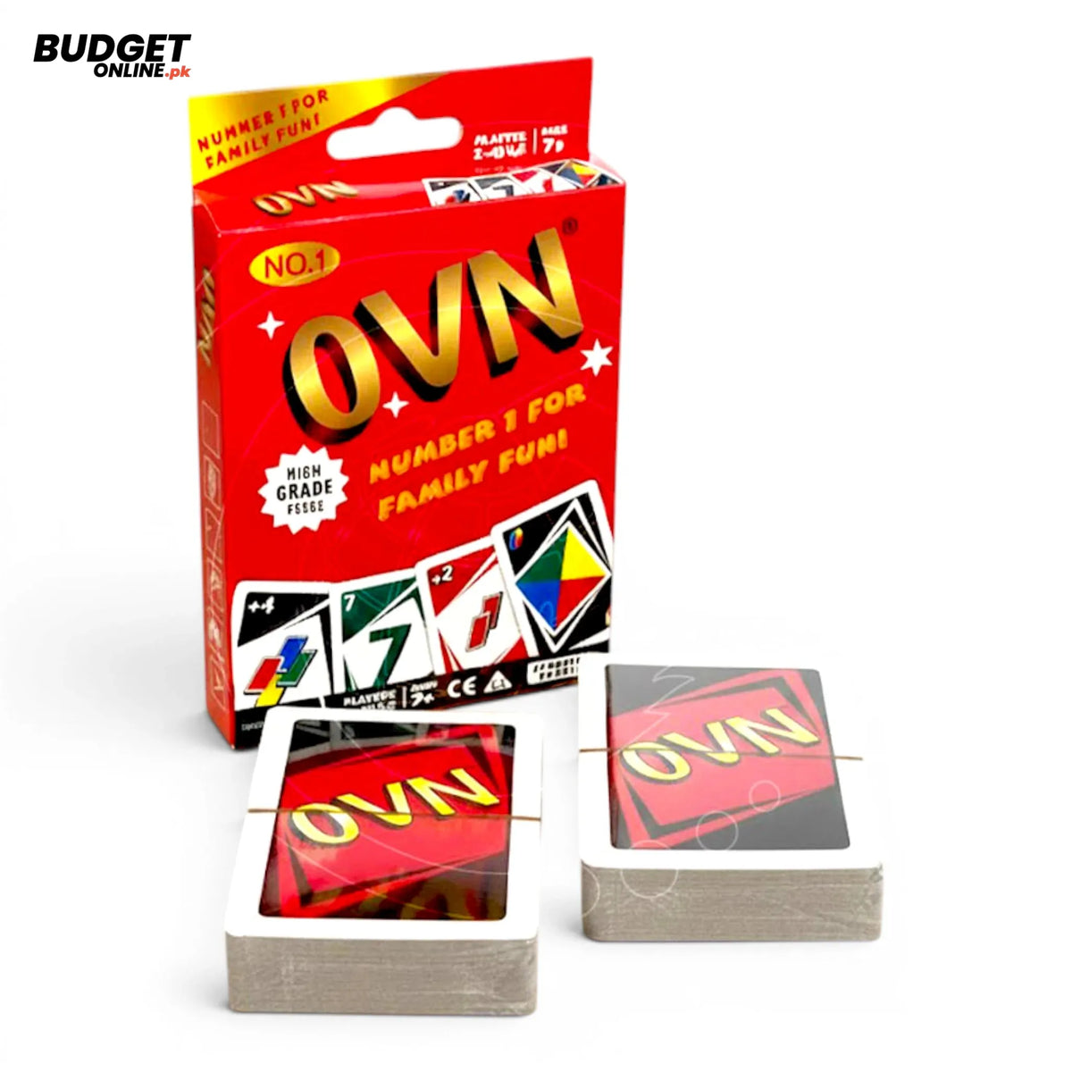 OVN Family Card Game Red Box