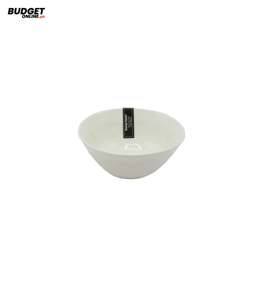 White Ceramic Bowl 5 Inch