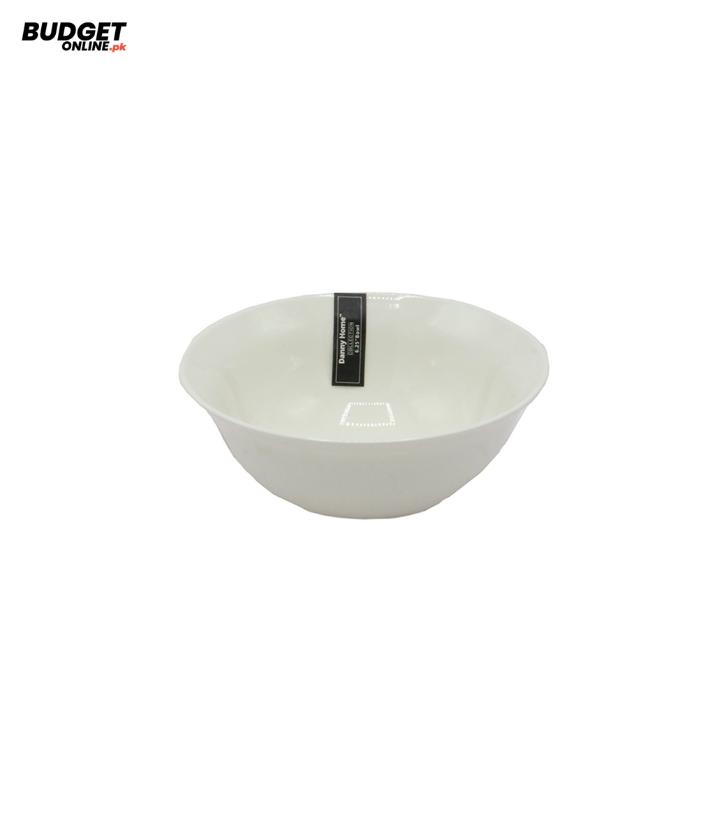 6-Inch White Ceramic Serving Bowl
