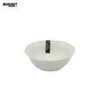 6-Inch White Ceramic Serving Bowl