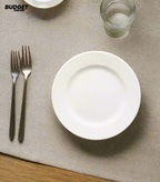 White 8-Inch Quarter Plate