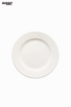 White 8-Inch Quarter Plate