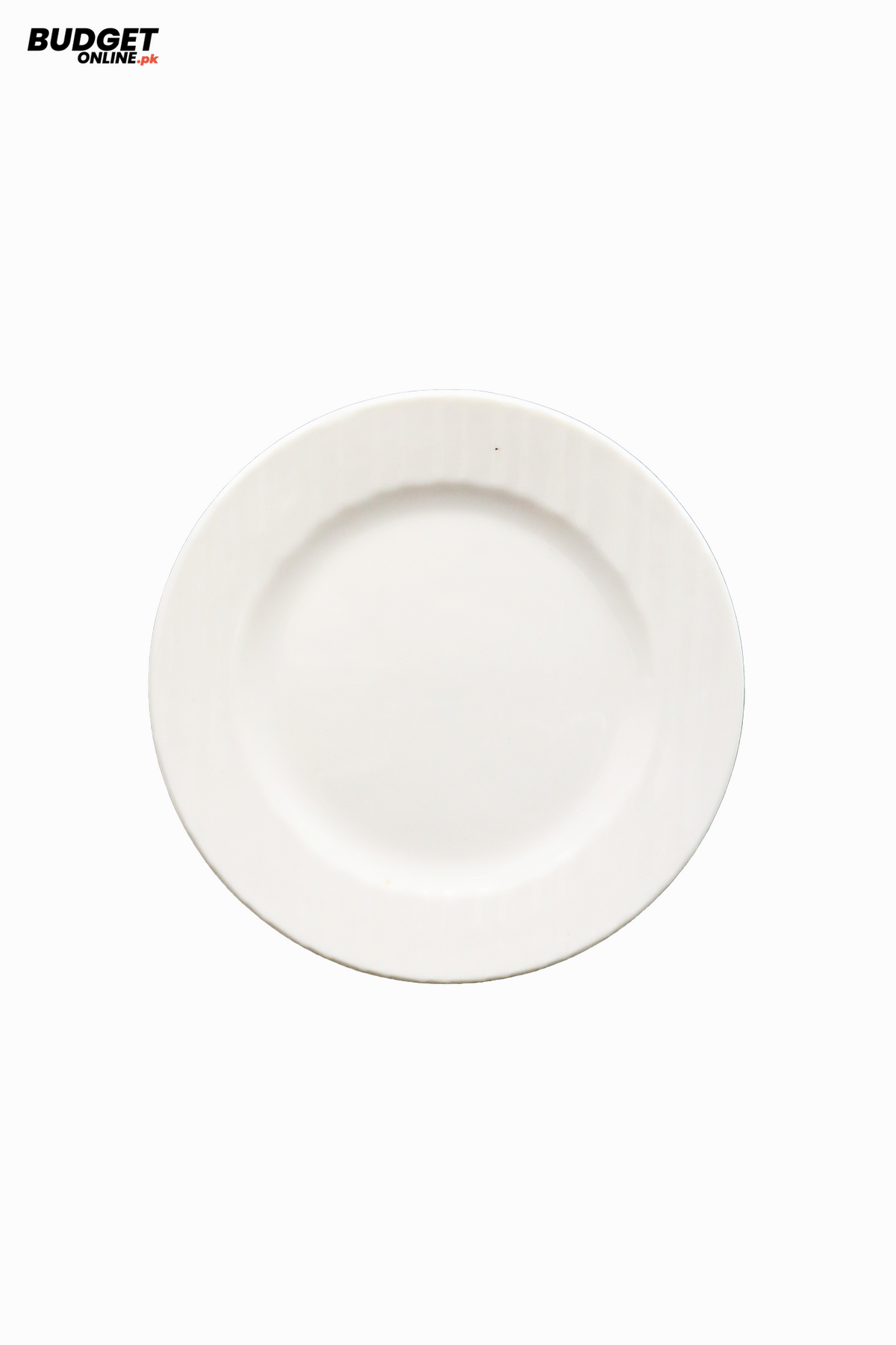 White 8-Inch Quarter Plate