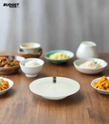White Ceramic Plate 8 Inch