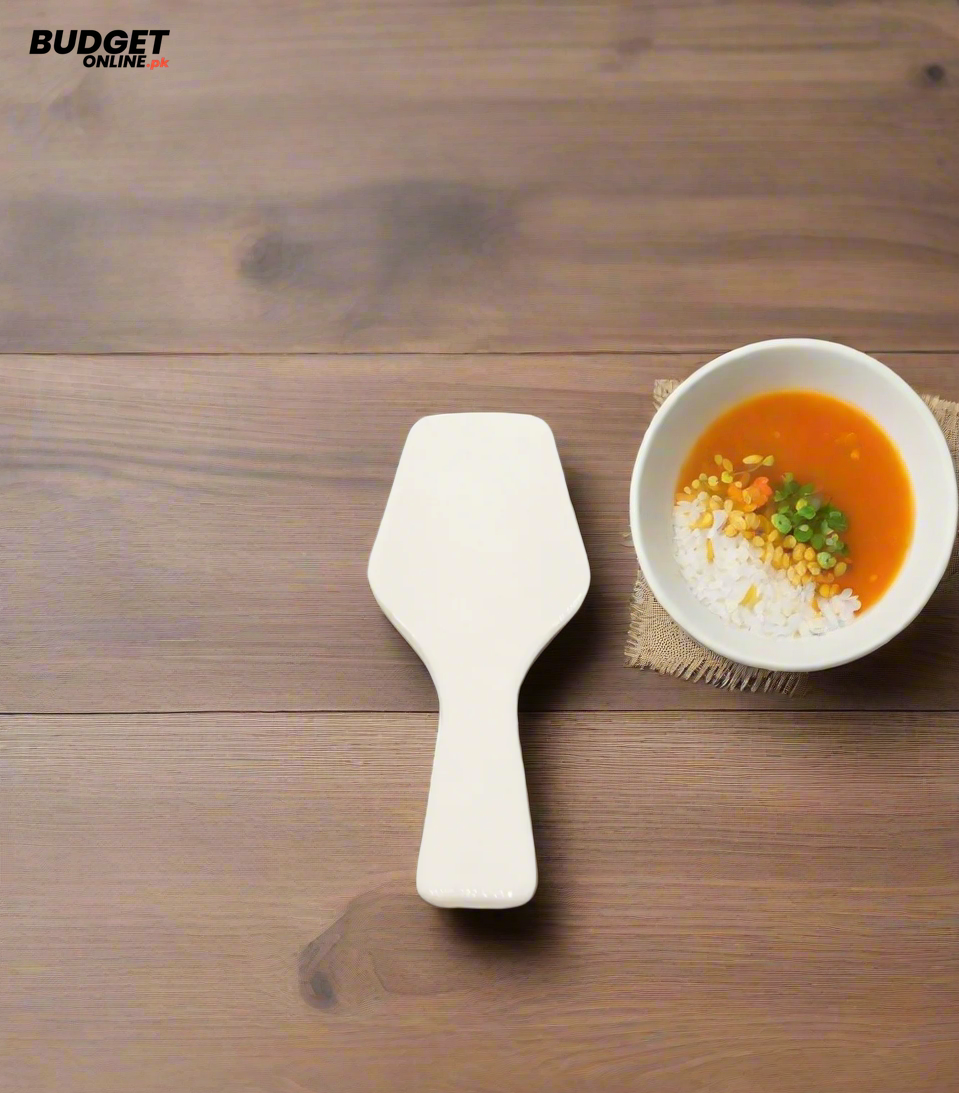 White Rice Serving Spoon