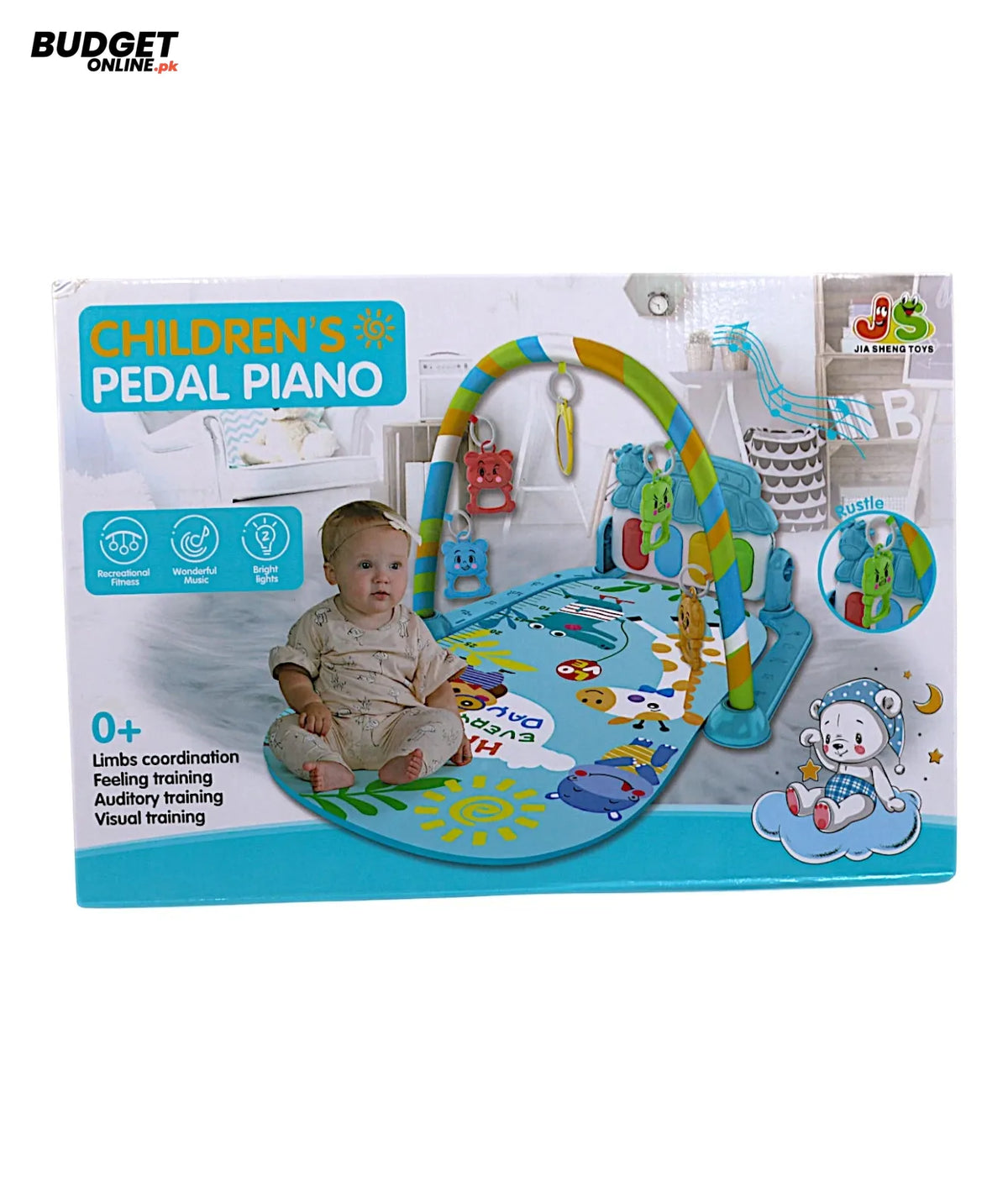 Baby Pedal Piano Play Gym With Activity Mat