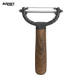 Wood-Handle Kitchen Vegetable Peeler