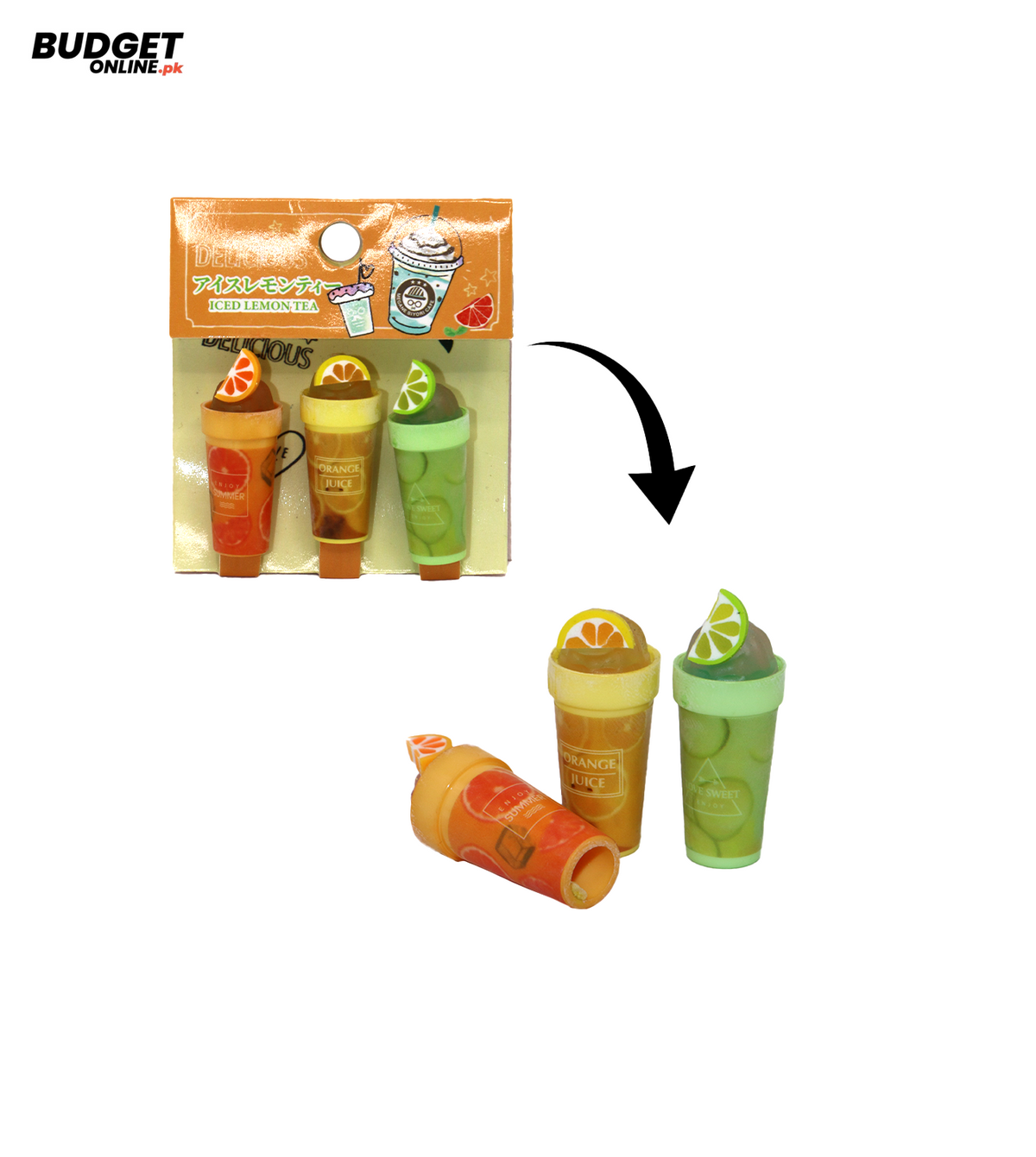 Cute Pencil Cap Set - 3 Pieces