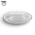 Pixel Pattern Glass Rice Plate 10 Inch