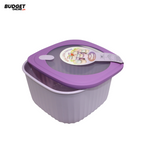 4-Piece Square Plastic Storage Box Set