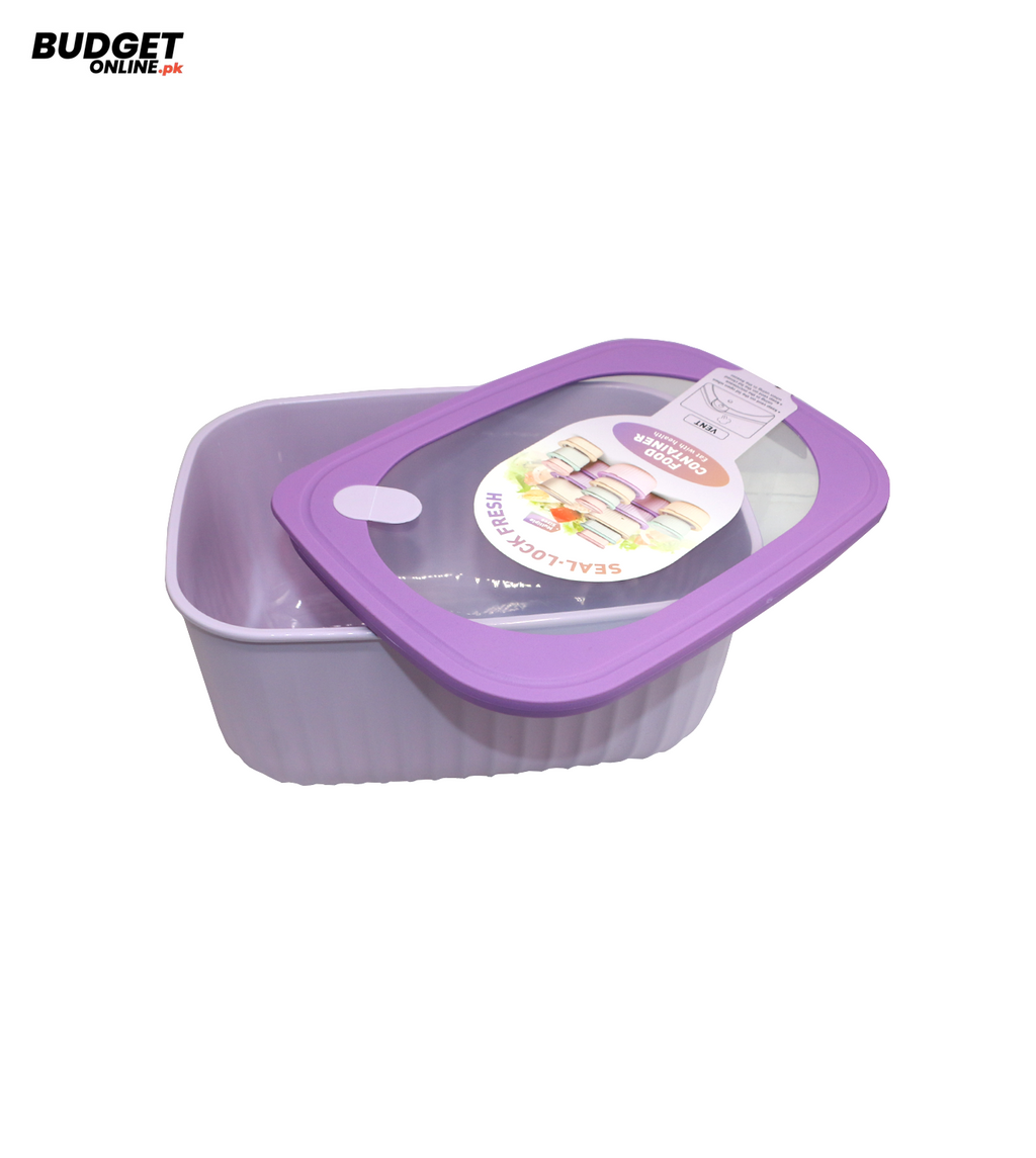 4-Piece Square Plastic Storage Box Set