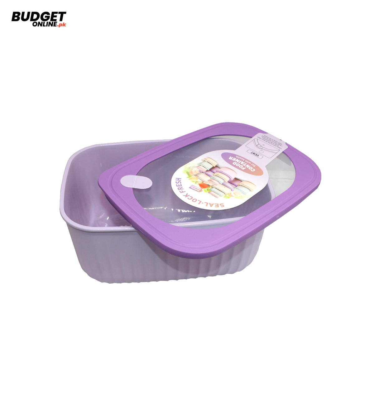 4-Piece Square Plastic Storage Box Set