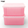 Square Plastic Storage Box With Lid