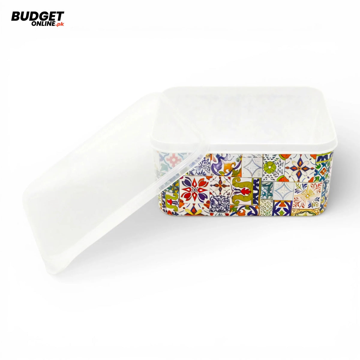 Decorative Plastic Storage Box With Lid