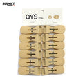 12-Piece Plastic Clothes Clips Set