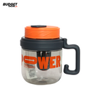 880ml Plastic Detox Mug With Straw