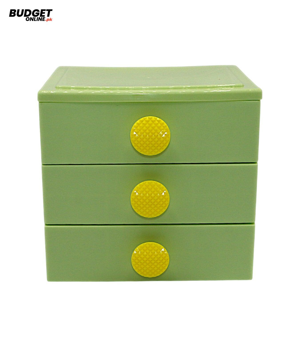 3-Tier Plastic Drawer Organizer