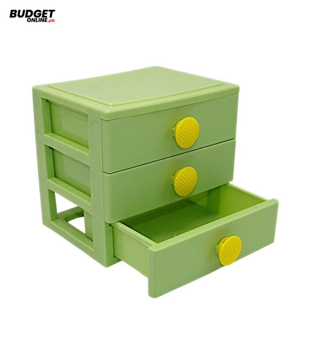 3-Tier Plastic Drawer Organizer