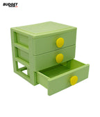 3-Tier Plastic Drawer Organizer