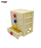 4-Drawer Plastic Storage Organizer