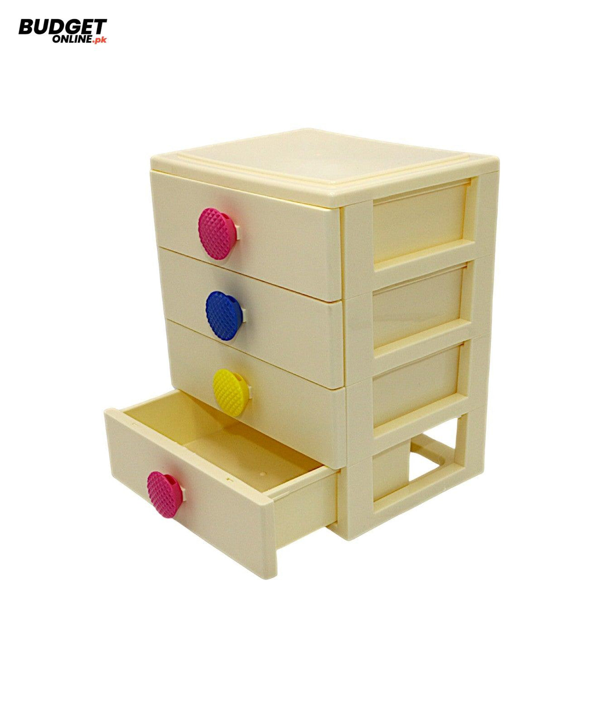 4-Drawer Plastic Storage Organizer