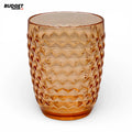 Diamond Pattern Plastic Glass