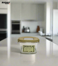 Small Square Plastic Storage Jar