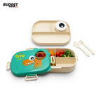 3-Section Kids Plastic Lunch Box