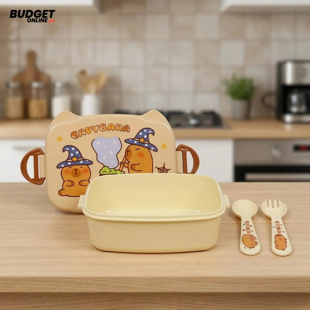 Cute Character Plastic Lunch Box 750ml