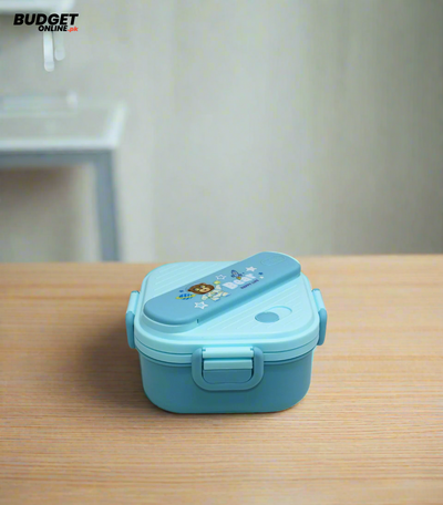 Kids Plastic Lunch Box With Spoon