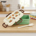 Kids Plastic Lunch Box With Spoon