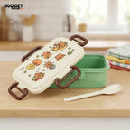 Kids Plastic Lunch Box With Spoon