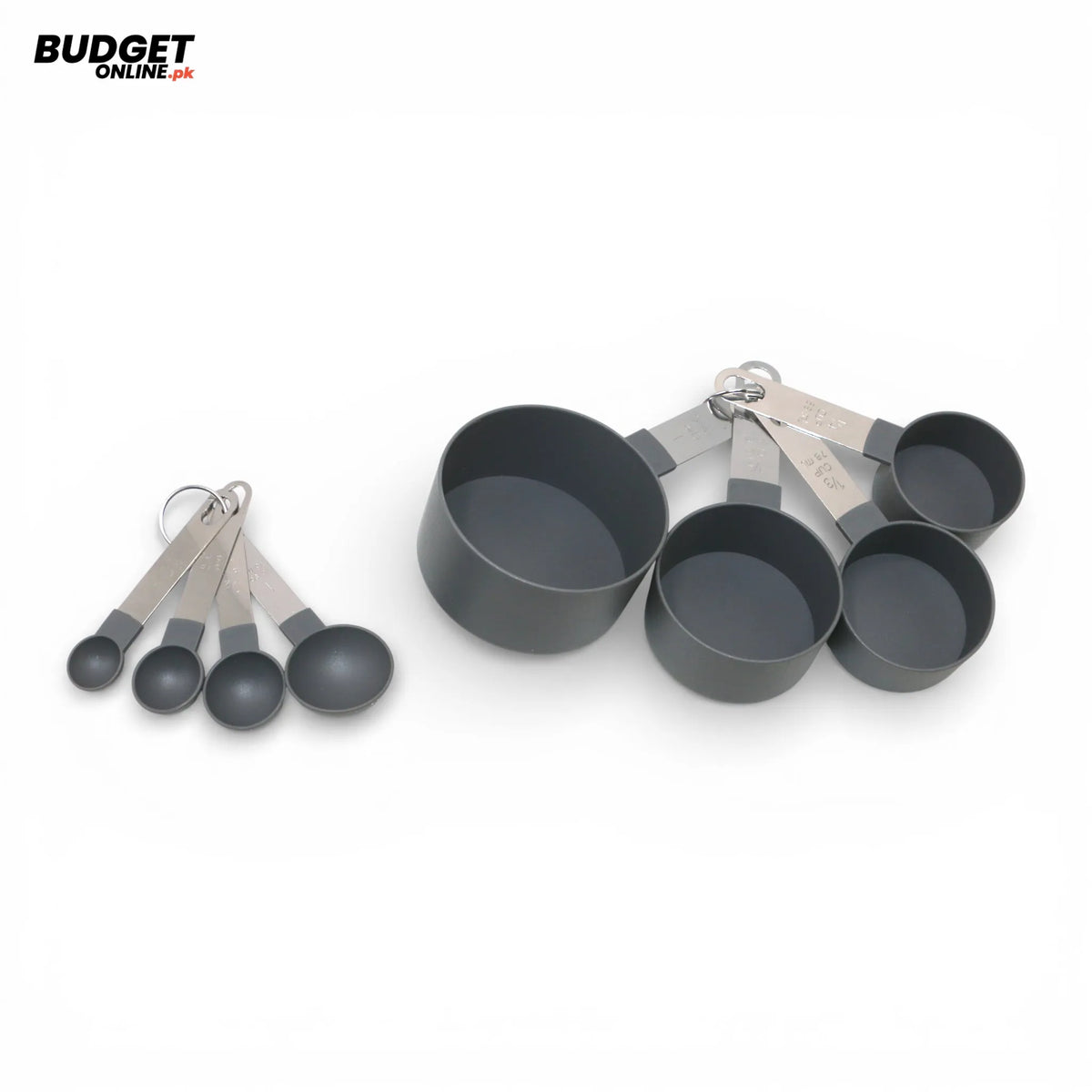 8-Piece Plastic Measuring Cup & Spoon Set