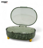 Lidded Plastic Soap Dish