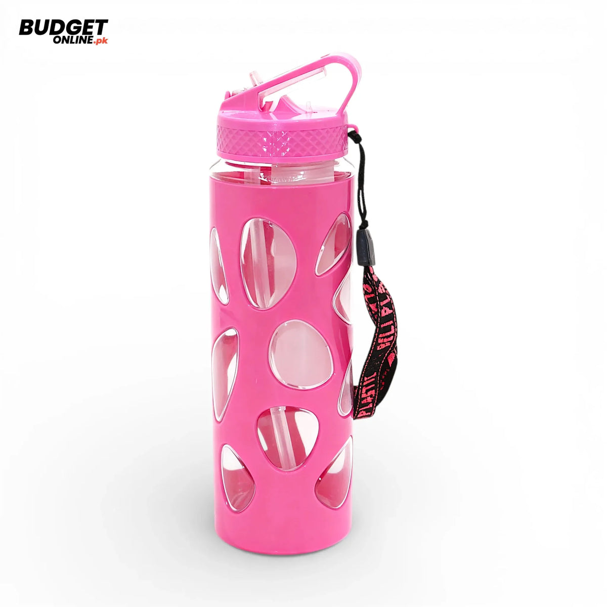 600ml Pink Sports Water Bottle